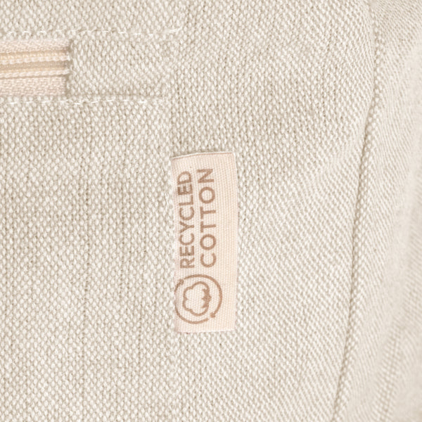 Mochila personalizada de algodón reciclado en acabado jaspeado