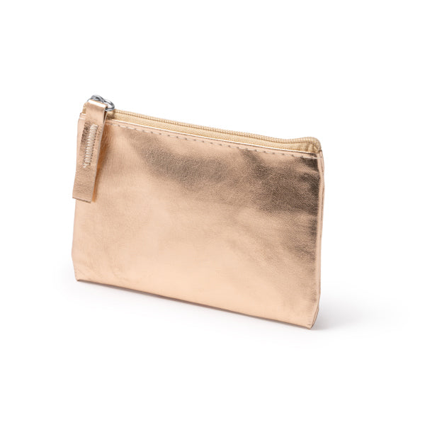 Monedero personalizado de polipiel metalizado