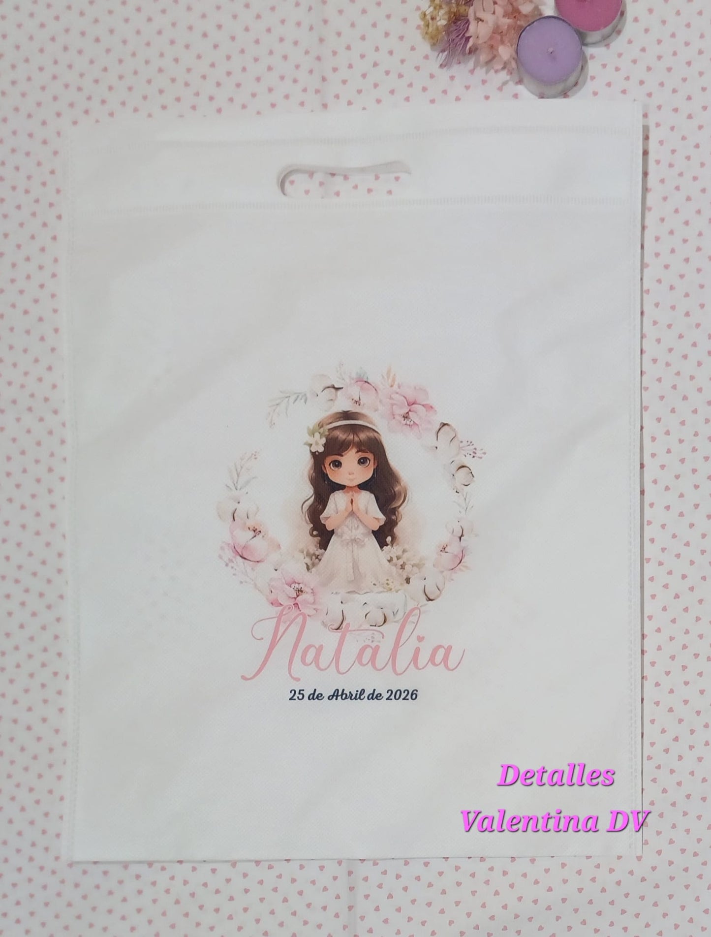 Bolsa personalizada con asas troqueladas