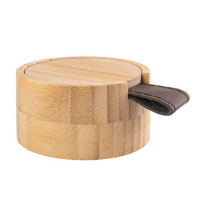 Joyero personalizado de bambú con espejo interior