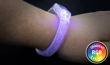 Pack de 10 pulseras luminosa Rgb