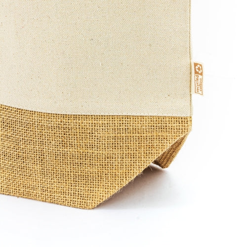 Bolsa personalizada de hombro de algodón y yute