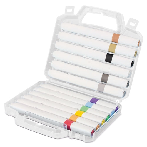 Set de 12 rotuladores acrílicos en maletín