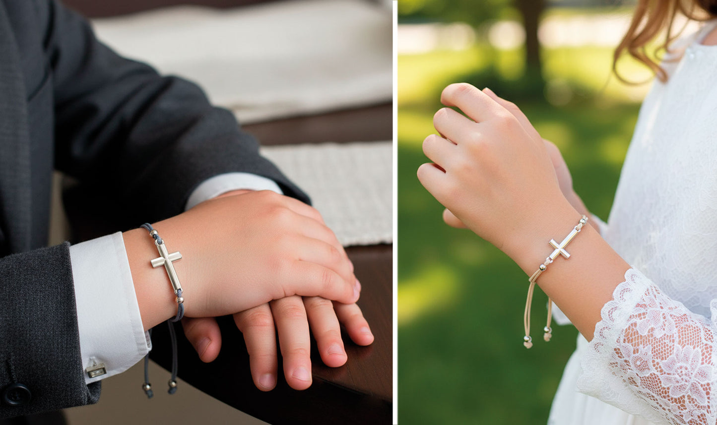 Pulsera cruz comunión