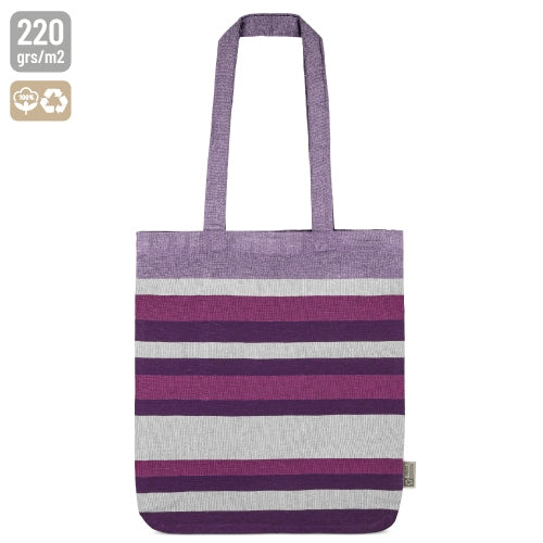 Bolsa de rayas colores personalizada