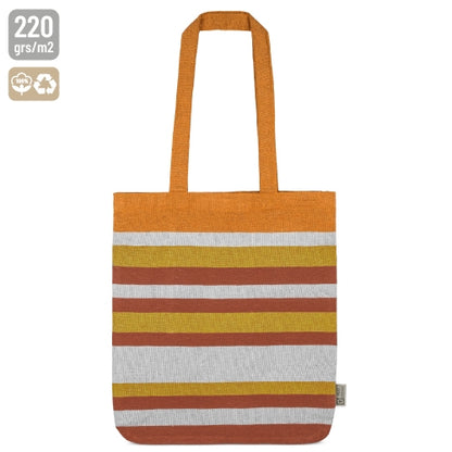 Bolsa de rayas colores personalizada