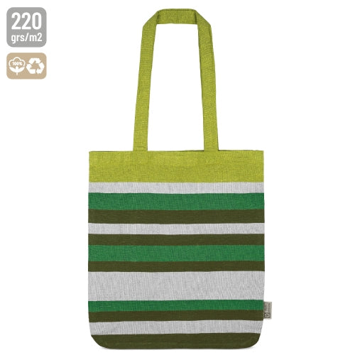 Bolsa de rayas colores personalizada