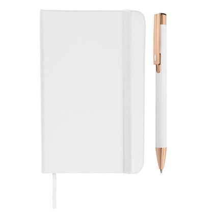 Set de cuaderno y bolígrafo personalizado