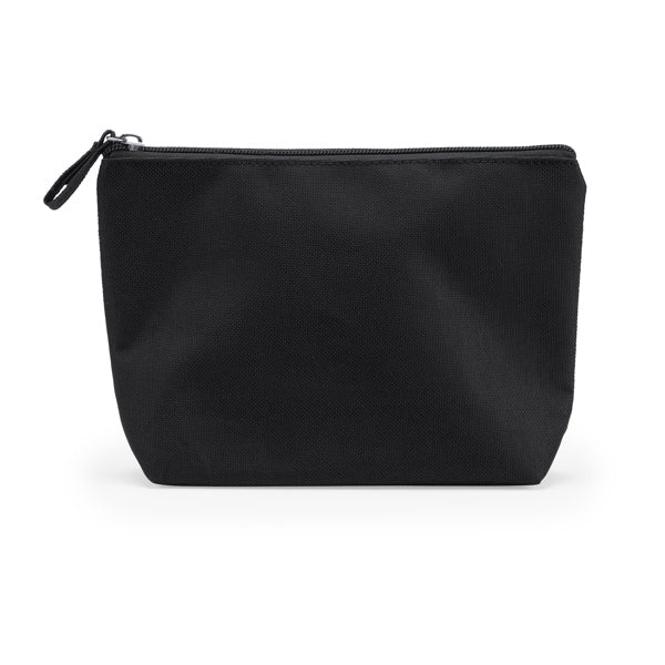 Neceser de color personalizado de poliéster con cremallera y tirador a juego