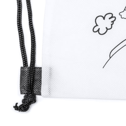 Mochila infantil de cuerdas para colorear con juego de ceras