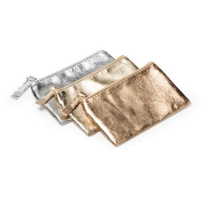 Monedero personalizado de polipiel metalizado