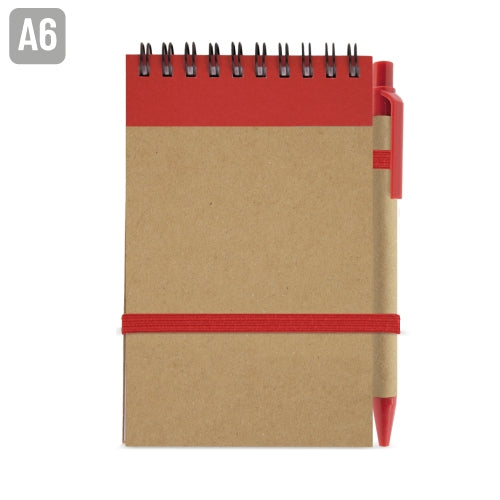 Bloc de notas personalizado con boligrafo