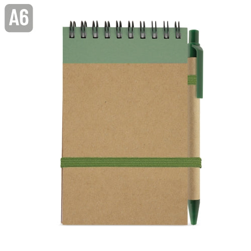 Bloc de notas personalizado con boligrafo