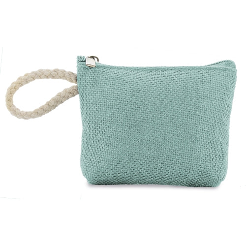 Pack monedero de yute con bálsamo labial clásico