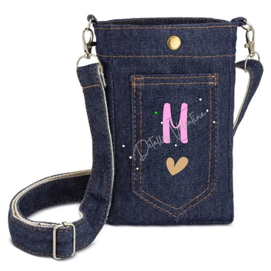 Bolso portatodo vaquero unisex personalizado