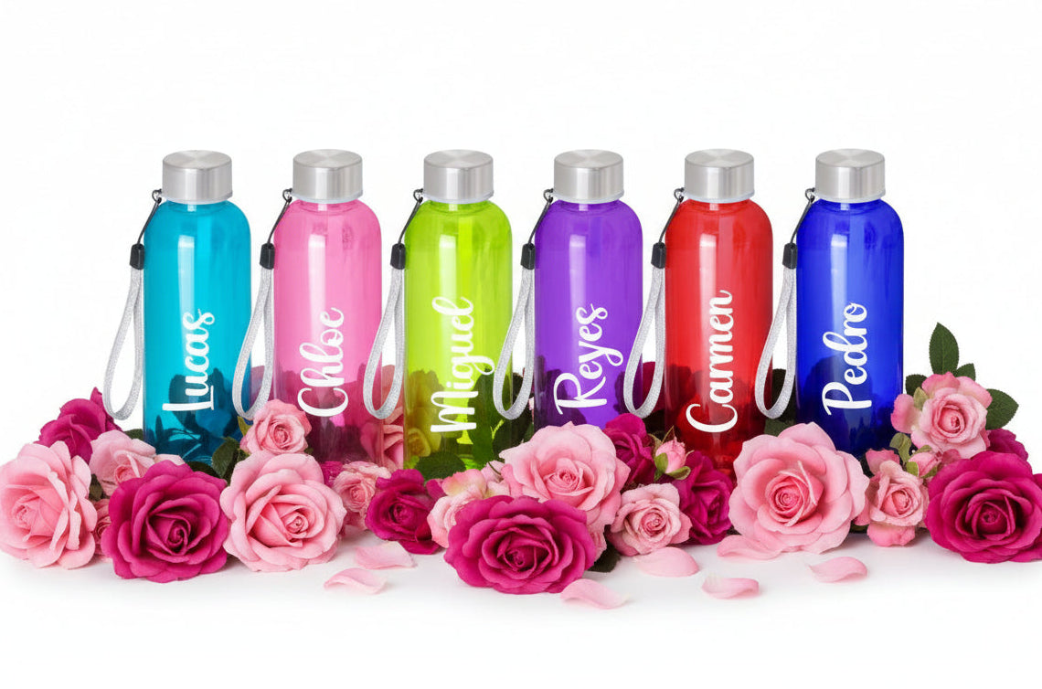 Botella de colores personalizada 600 ml