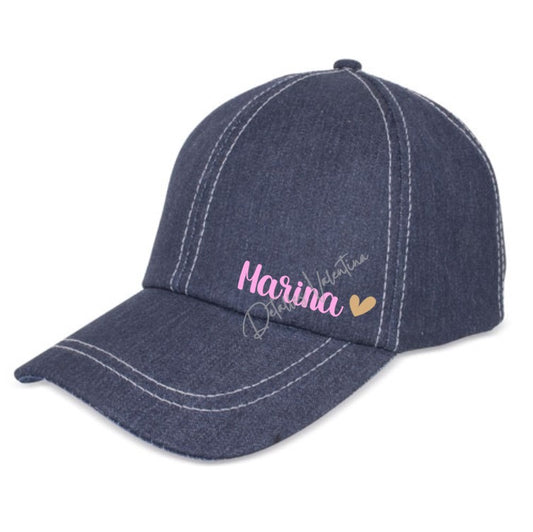 Gorra vaquera personalizada