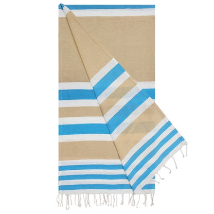 Toalla pareo personalizada de algodón con tres tonalidades