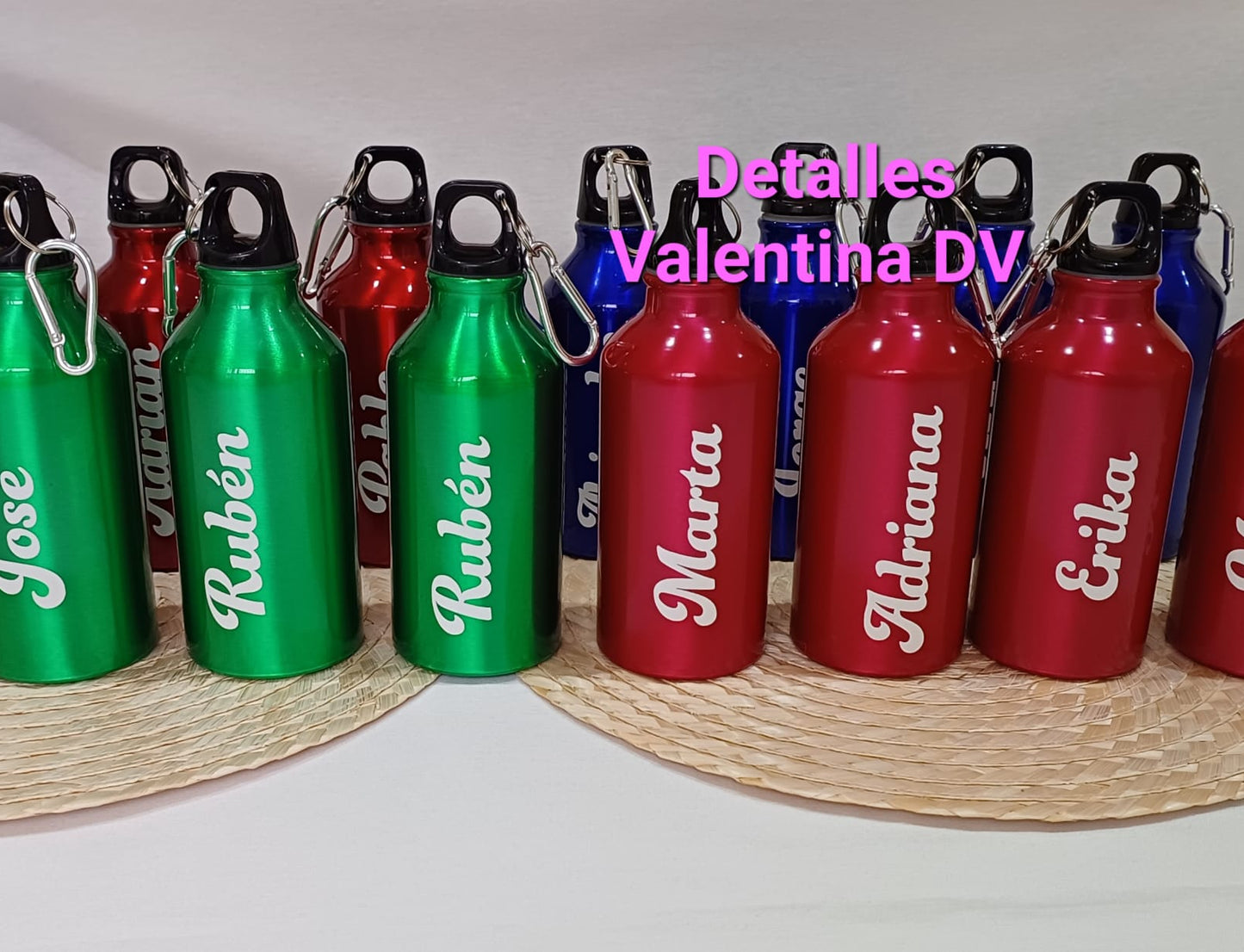 Bidón de color con nombre