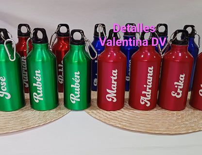 Bidón de color con nombre