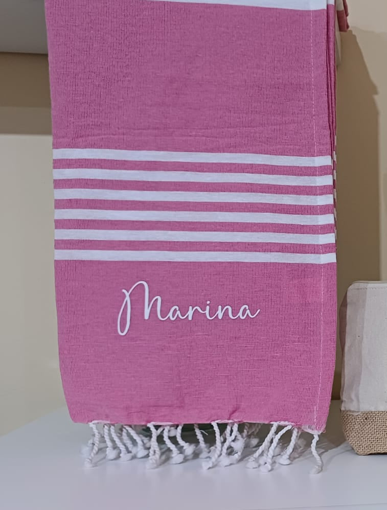 Toalla pareo personalizada de algodón