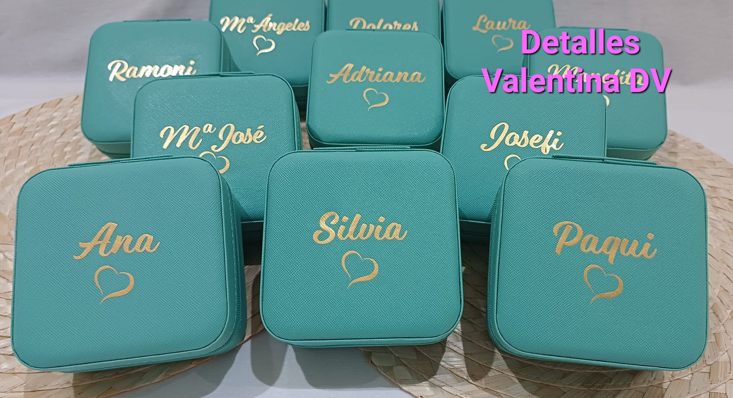 Joyero de viaje personalizado