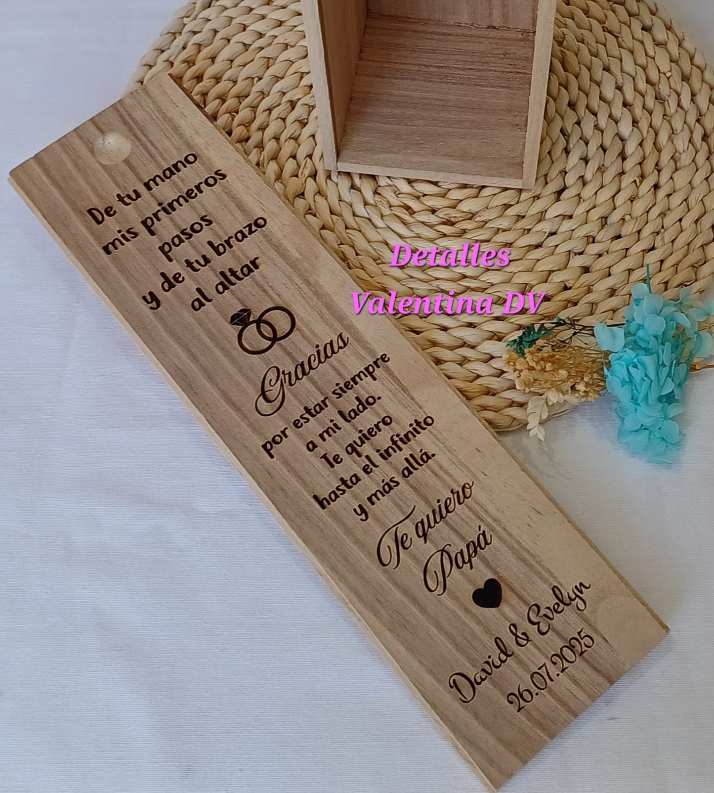 Caja de vino personalizada