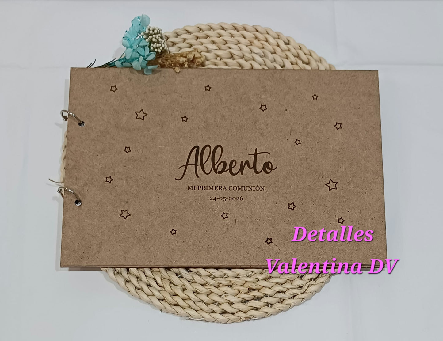 Libro de firmas Comunión personalizado