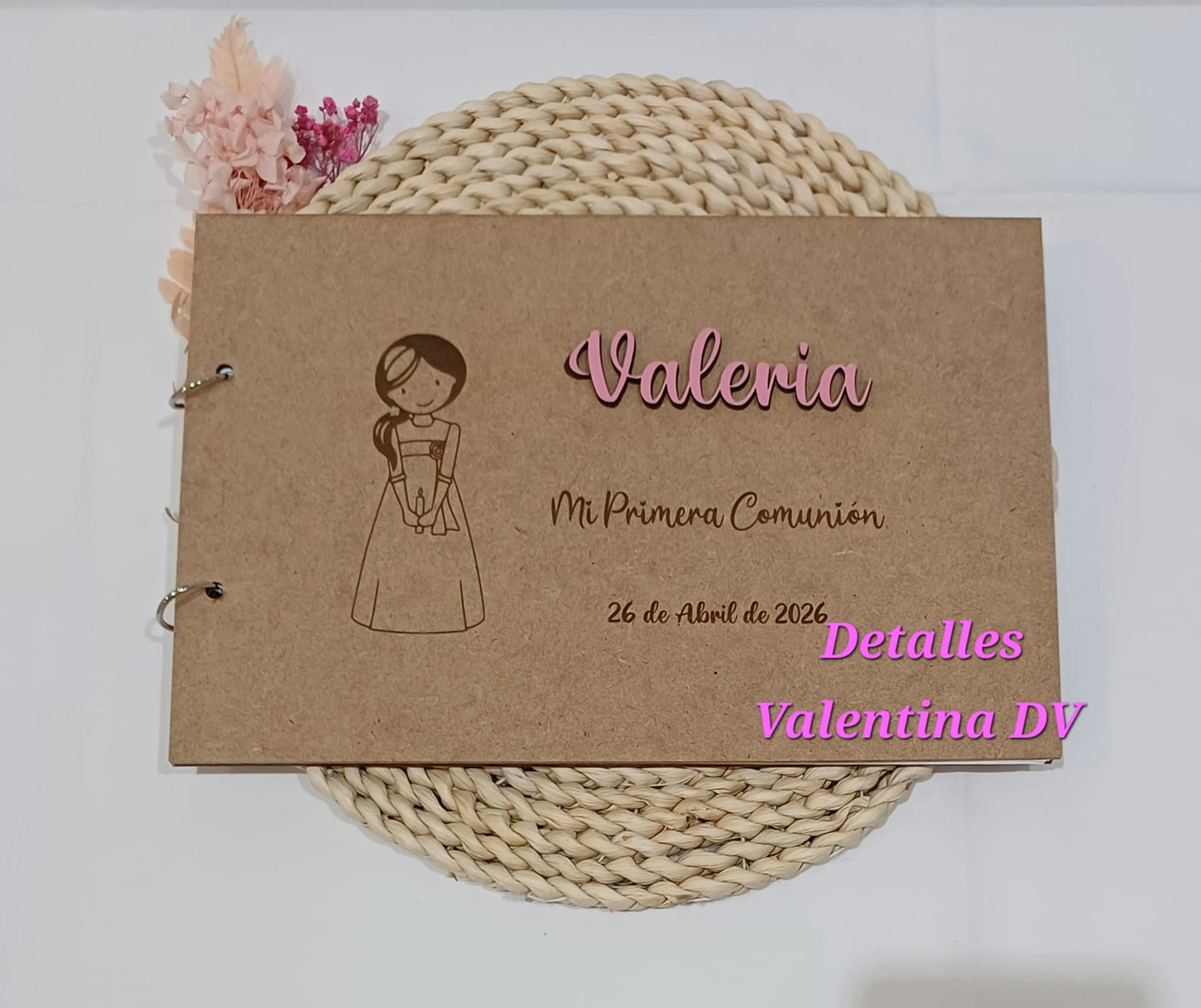 Libro de firmas Comunión personalizado