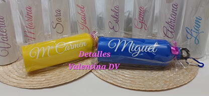 Bidón de color 800 ml con nombre