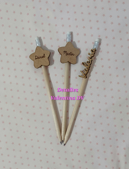 Lápiz personalizado con tarjeta