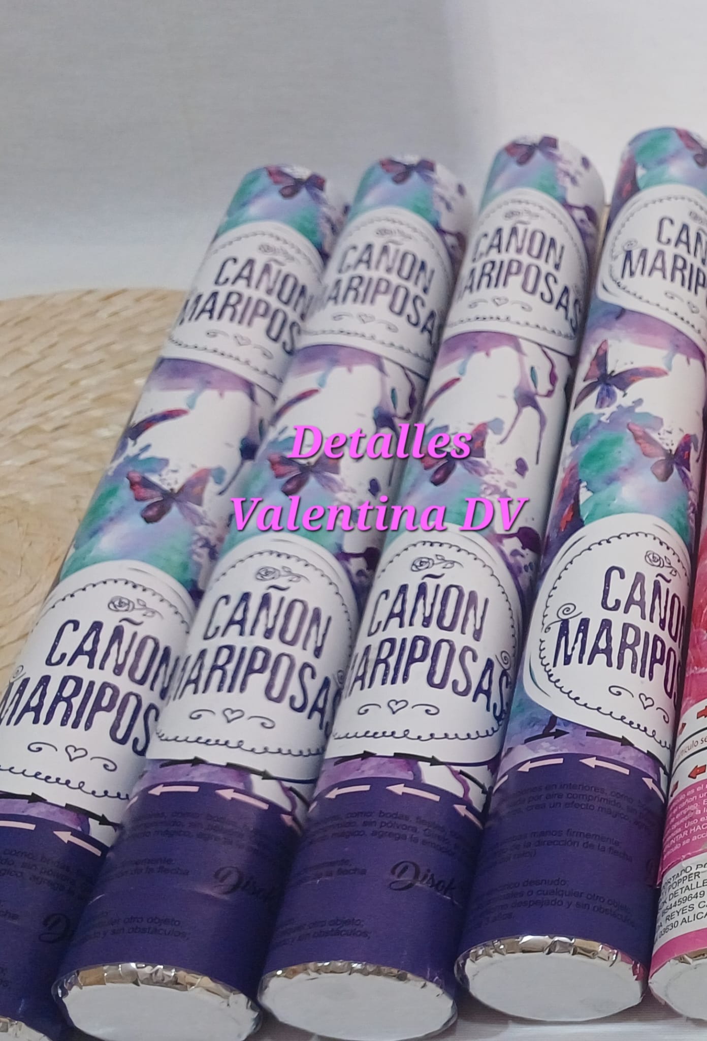 Cañón mariposas Pack 10 unidades