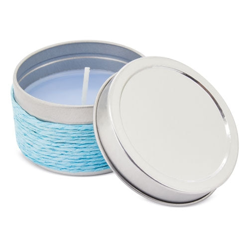 Vela aromática con recordatorio personalizado con imán