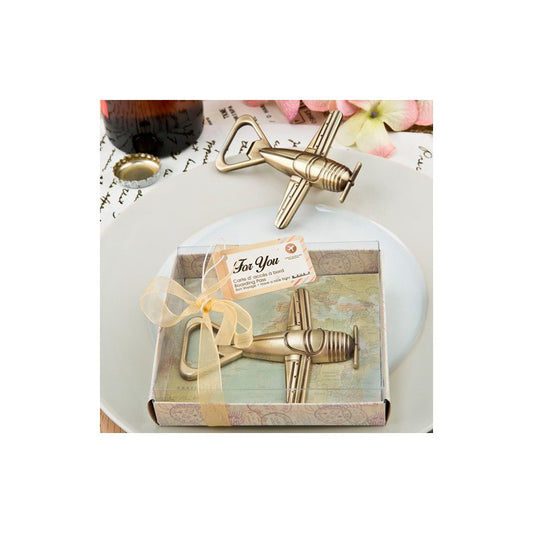 Abrebotellas avión "bon Vogaye" en caja de regalo