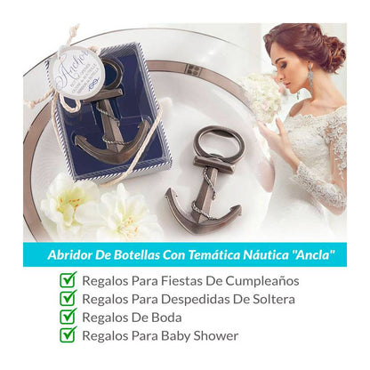 Abridor ancla en caja de regalo