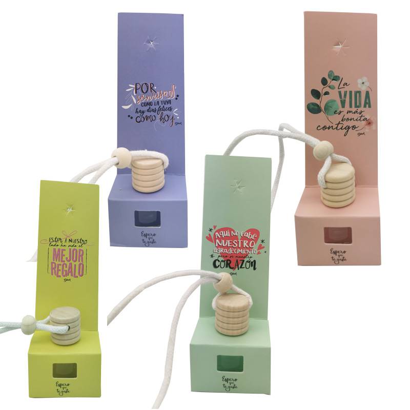 Ambientador para coche frases positivas