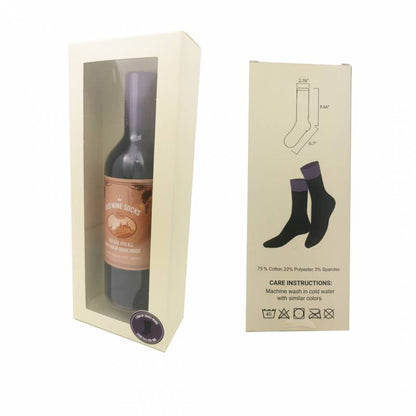 Calcetines botella de vino