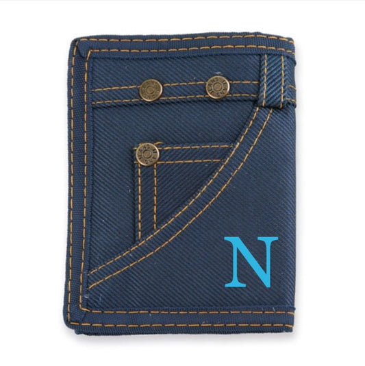 Cartera vaquera jeans personalizada