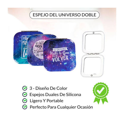 Espejo doble "Universo"