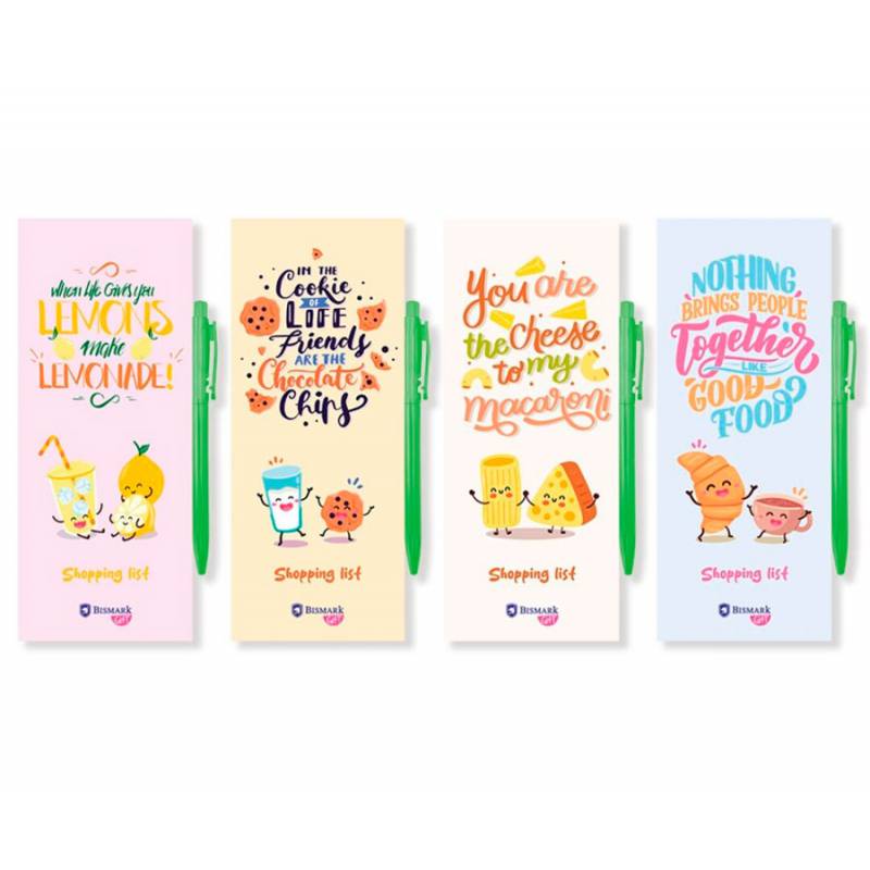 Libreta imantada lista compra + bolígrafo