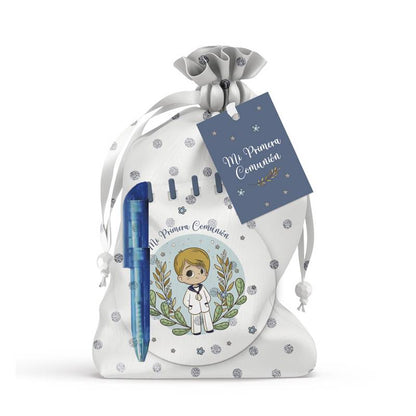 Mi primera comunión libreta + boli en bolsita