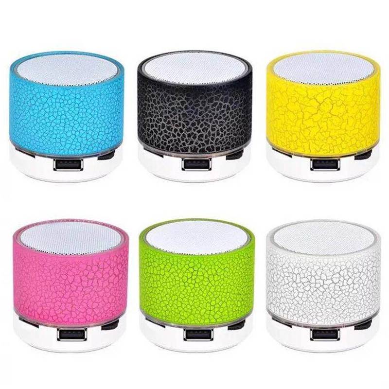 Mini Altavoz Bluetooth con luz led + radio + usb  personalizado