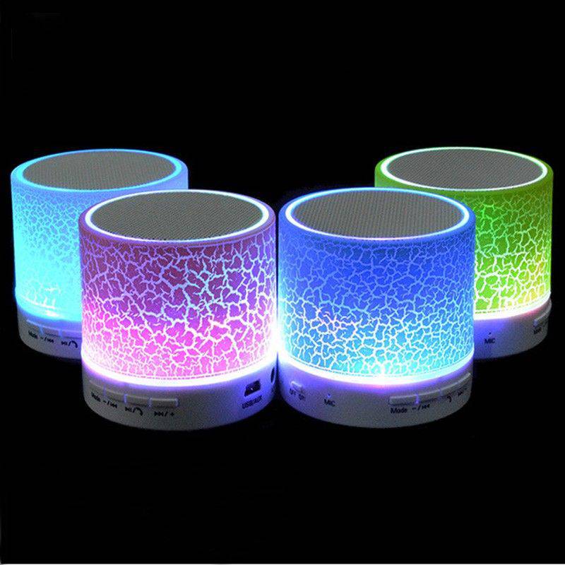 Mini Altavoz Bluetooth con luz led + radio + usb  personalizado
