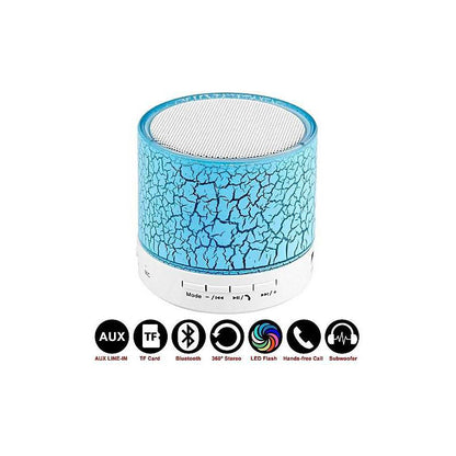 Mini Altavoz Bluetooth con luz led + radio + usb  personalizado