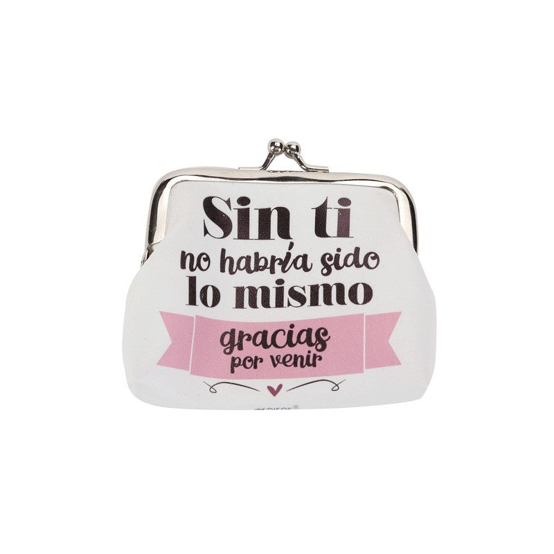 Monedero "Gracias por venir"