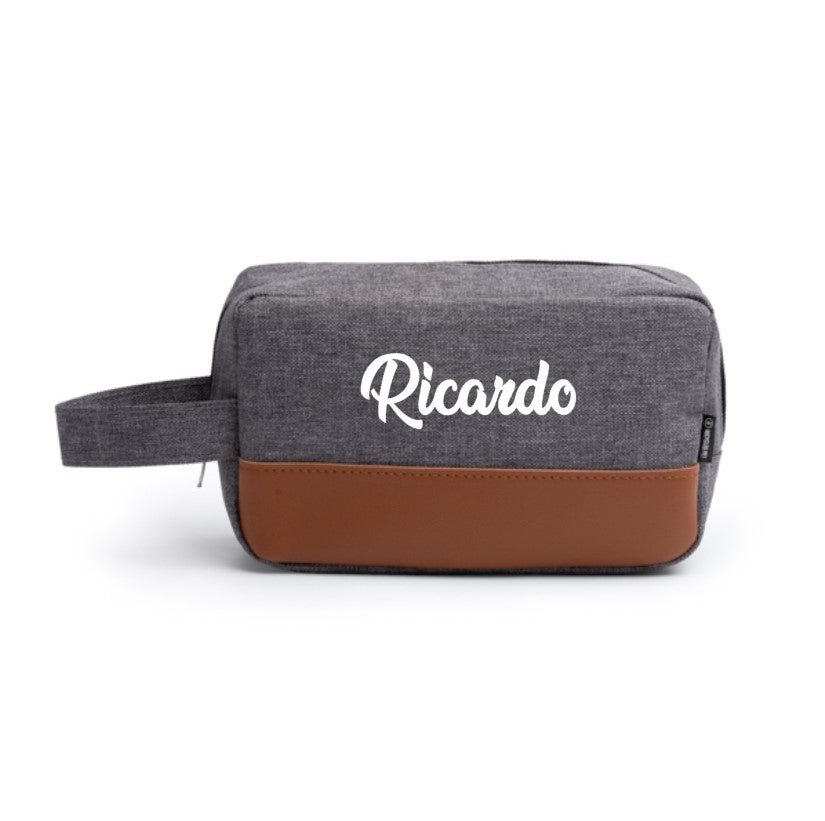 Neceser personalizado poliéster con asa de transporte