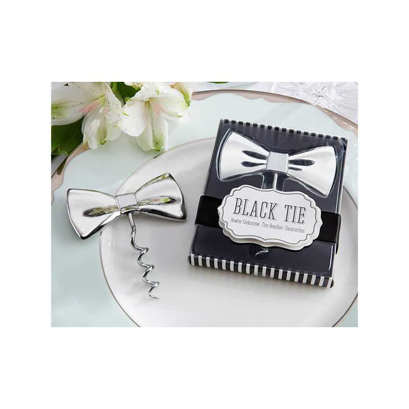 Abrebotellas pajarita en caja de regalo