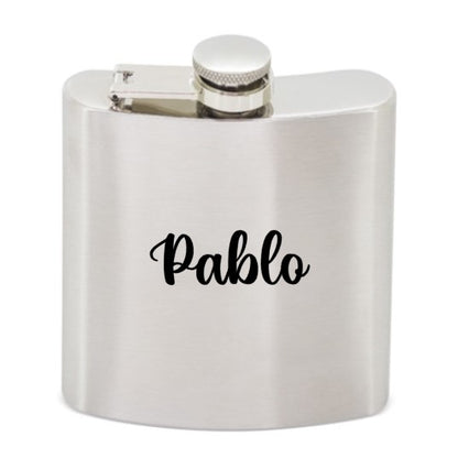 Petaca de acero inoxidable personalizada