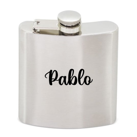 Petaca de acero inoxidable personalizada