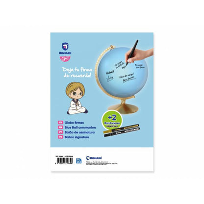 Libro de firmas bola del mundo comunión